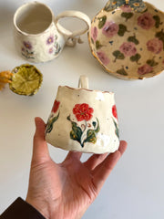 Pressed Flower Boho Mug