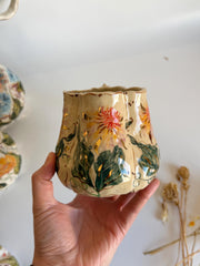 Lilac Dahlia Boho Flowers Mug