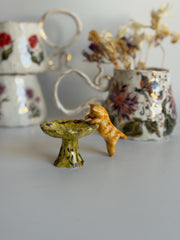 Cute Ginger Cat Ring Dish