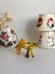 Cute Ginger Cat Ring Dish