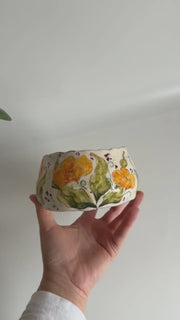 Bowl with California Poppy