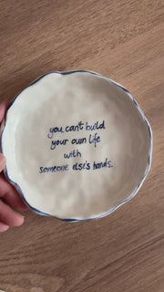 Affirmation Jewelry Holder, Plate