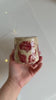Red Floral To Go Mug