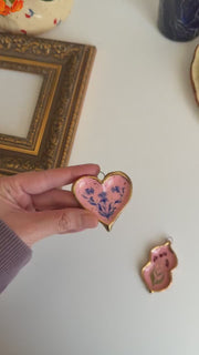 Pink Floral Pendant