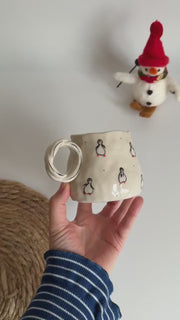 Winter Penguin Mug