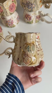 Never Let Your Roots Dry Artistic Cremon Flowers Mug