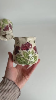 Purple Floral To Go Mug