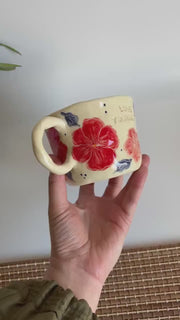 Red and Pink Flower Love Yourself