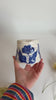 Blue Floral Travel Mug