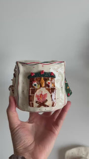 Christmas Ceramic Jar Design 1