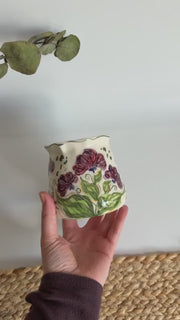 Purple Wildflowers Coffee Cup